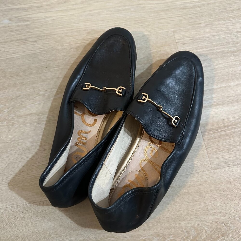 sam edelmam black loafers